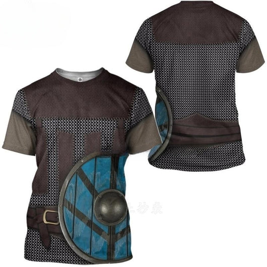 Playera Halloween 3D de Hombre con Diseño Tatuaje Digital - Image 6
