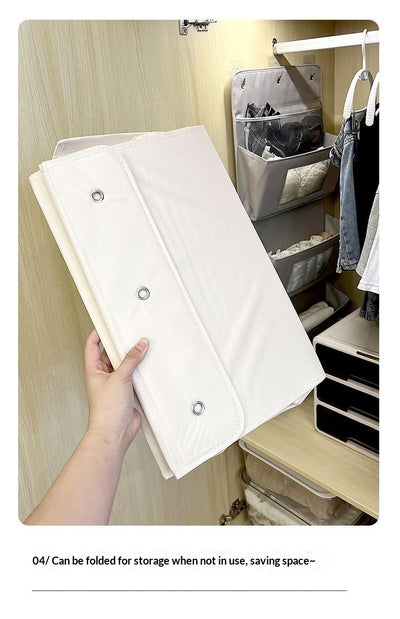 Bolsa de Almacenamiento Colgante para Armario de Colores Sólidos - Image 15