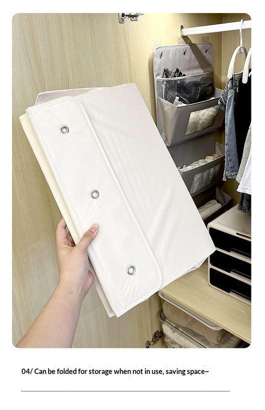 Bolsa de Almacenamiento Colgante para Armario de Colores Sólidos - Image 15