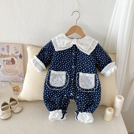 Pijama Térmico para Bebé - Enterizo Acolchado con Forro Polar - Image 9