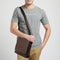 Bolsa de Hombro con Solapa Estilo Europeo y Americano para Hombre