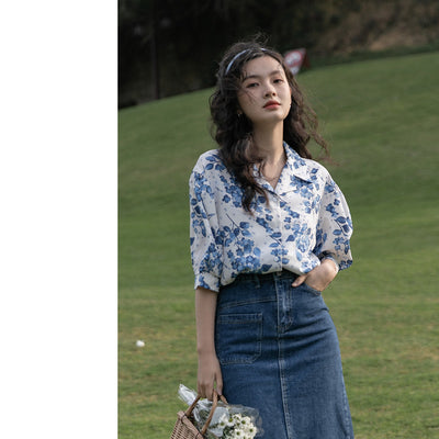Blusa Suelta con Diseño Floral Elegante - Image 8