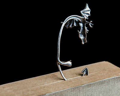Aretes de Clip Plata Esterlina para Mujer - Image 4
