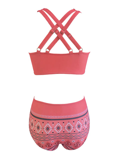 Traje de Baño Multicolor con Abertura Lateral para Mujer - Image 15