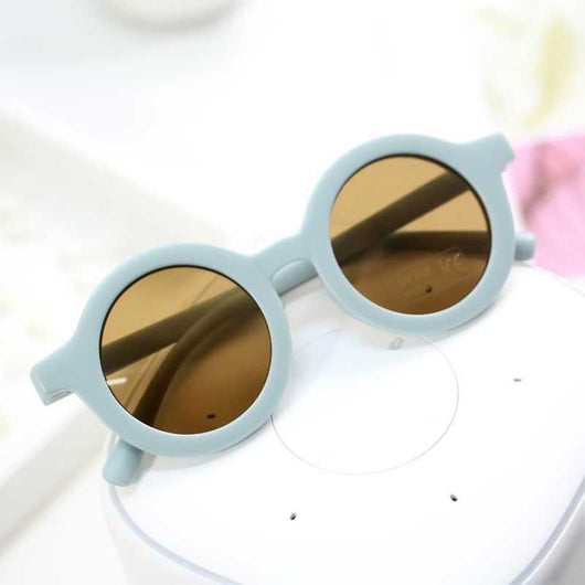 Gafas de Sol Infantiles Retro Coreanas para Bebés 1-5 Años con Protección UV - Image 9