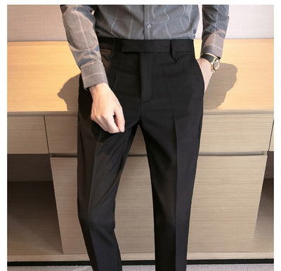 Pantalones de Vestir Clásicos Británicos para Hombre - Image 15