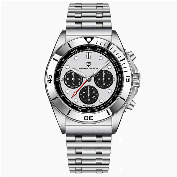 Reloj Cronógrafo de Cuarzo para Hombre en Acero Inoxidable