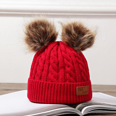 Gorras de Piel de Mapache para Bebés y Niños - Image 9