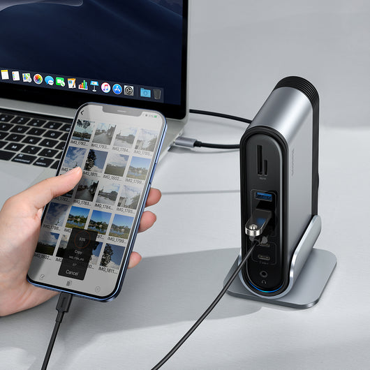 Hub Adaptador USB-C Multifuncional con 4 Pantallas - Image 9