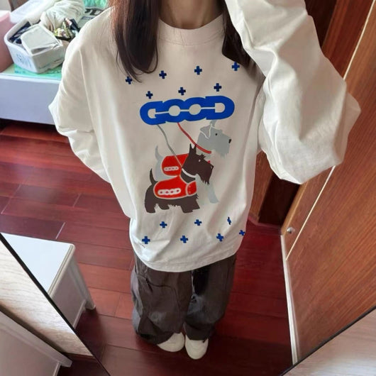 Blusa Retro de Manga Larga para Tallas Grandes - Image 6