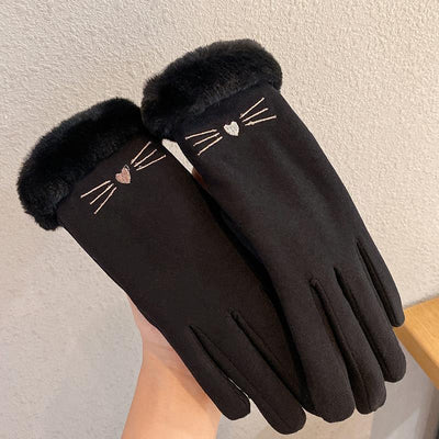 Guantes de Equitación Gamuza con Forro Polar Acolchado - Image 6