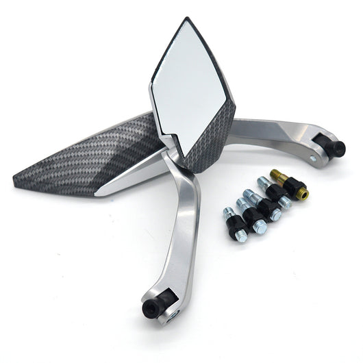 Espejo Retrovisor de Aluminio Rombo para Motocicleta - Image 4