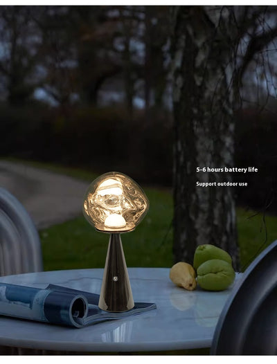 Lámpara de Mesita Lava Volcánica - Luz Ambiental para Dormitorio - Image 12