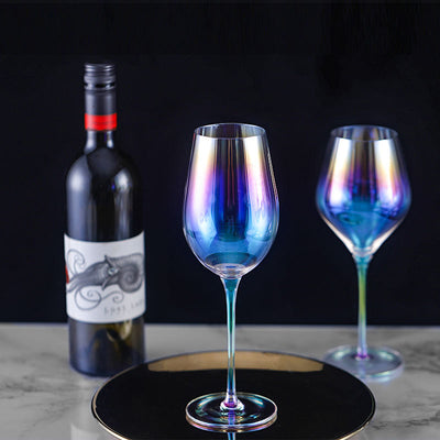 Copas de Vino Tinto Degradado Nórdico Cristal Colorido - Image 2