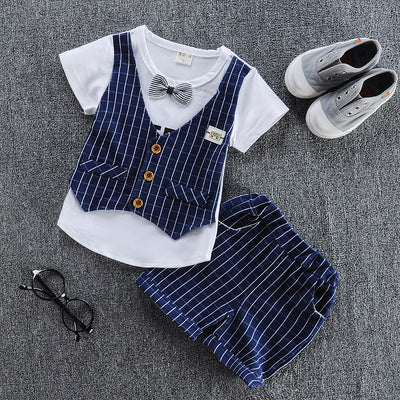 Traje Infantil de Verano con Chaleco de Manga Corta - Image 7