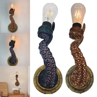 Lámpara de Pared Pulpo Retro con Tentáculos Luminosos LED - Image 6