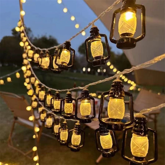 Lámpara LED Retro Estilo Linterna Queroseno para Camping - Image 3