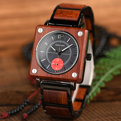 Reloj de Pareja Cuadrado Multifuncional de Cuarzo - Image 13