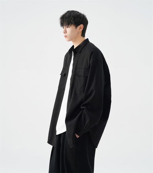 Camisa Jacket Casual Oversize para Hombre - Talla Grande - Image 22