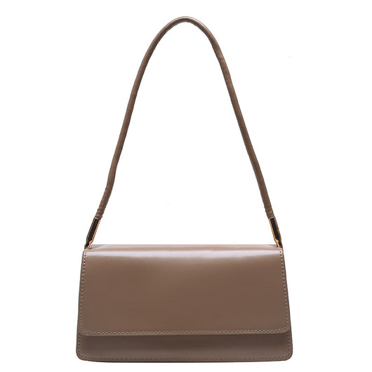 Bolsa de Hombro Única en Color Sólido para Mujer - Image 11