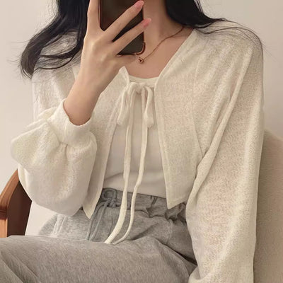 Cardigan de Protección Solar Corto para Mujer - Image 3