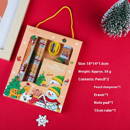 Set de Papelería Portátil 6 Piezas - Caja de Regalo Navideña para Niños - Image 10