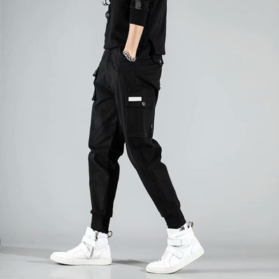 Pantalones Largos Hombre Verano Estilo Coreano Ajuste Delgado