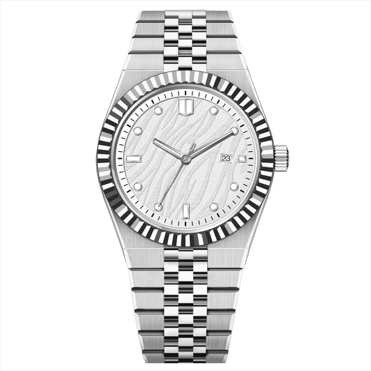 Reloj de Cuarzo Ejecutivo con Correa de Acero Inoxidable para Hombre - Image 6