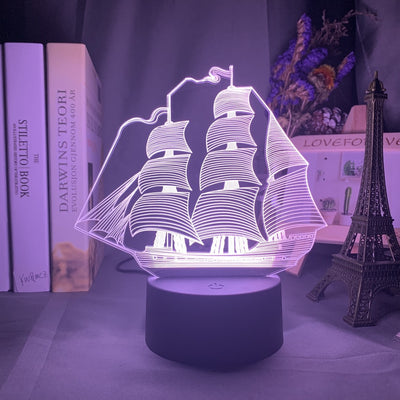 Lámpara 3D Holográfica Avión Personalizada - Luz Nocturna LED para Niños - Image 8