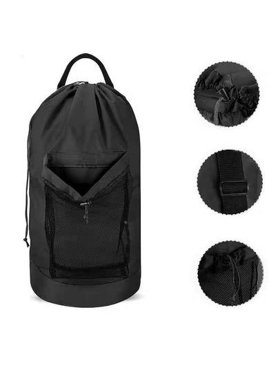 Mochila de Viaje Impermeable con Cordón - Gran Capacidad y Diseño Plegable - Image 5