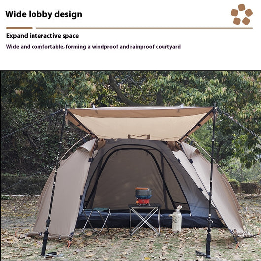 Carpa Túnel para Camping con Domo Extensible - Image 26