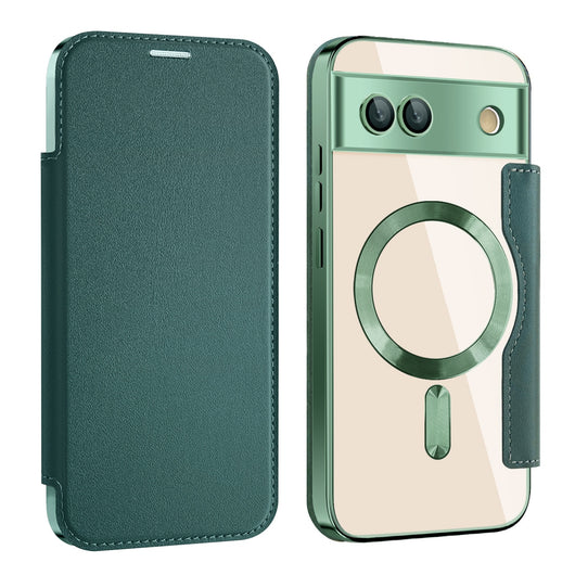 Funda de Cuero para Celular con Cierre Magnético y Tarjetero - Image 13