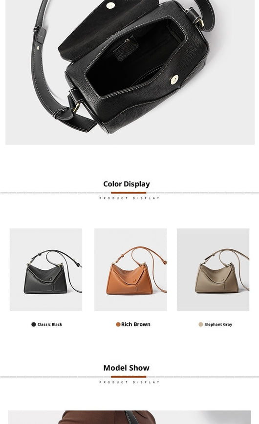 Bolso Crossbody de Cuero Genuino para Mujer - Piel de Vaca Premium - Image 15