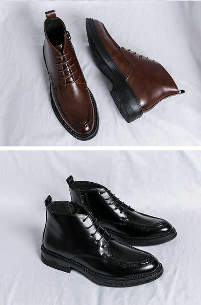 Botas Martin Altas de Invierno para Hombre - Estilo Británico Versátil - Image 11