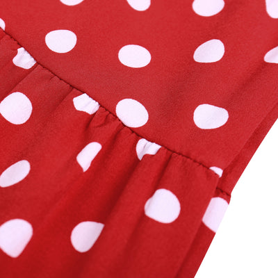 Vestido Elegante de Chifón con Lunares para Mujer - Image 40