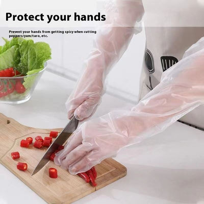 Guantes Desechables Extendidos Impermeables para Cocina y Limpieza - Image 15