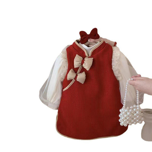Conjunto Falda Acolchada de Año Nuevo - Dos Piezas Elegantes - Image 4