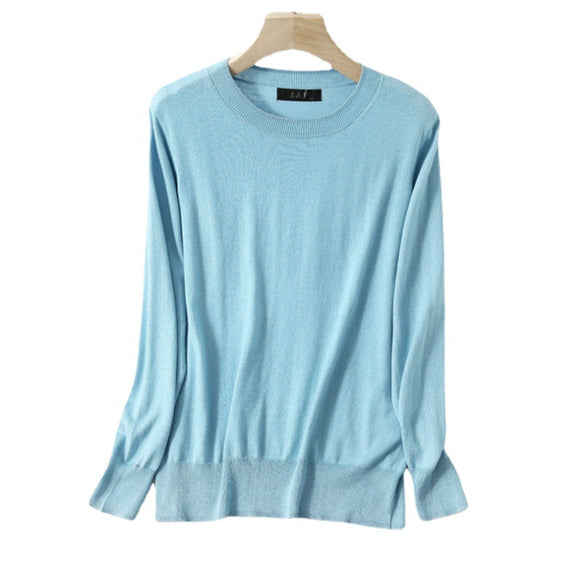 Polera Térmica Tejida de Manga Larga para Mujer