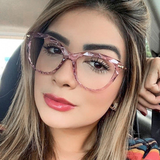 Gafas Felinas Anti Luz Azul con Diseño Facetado - Image 4