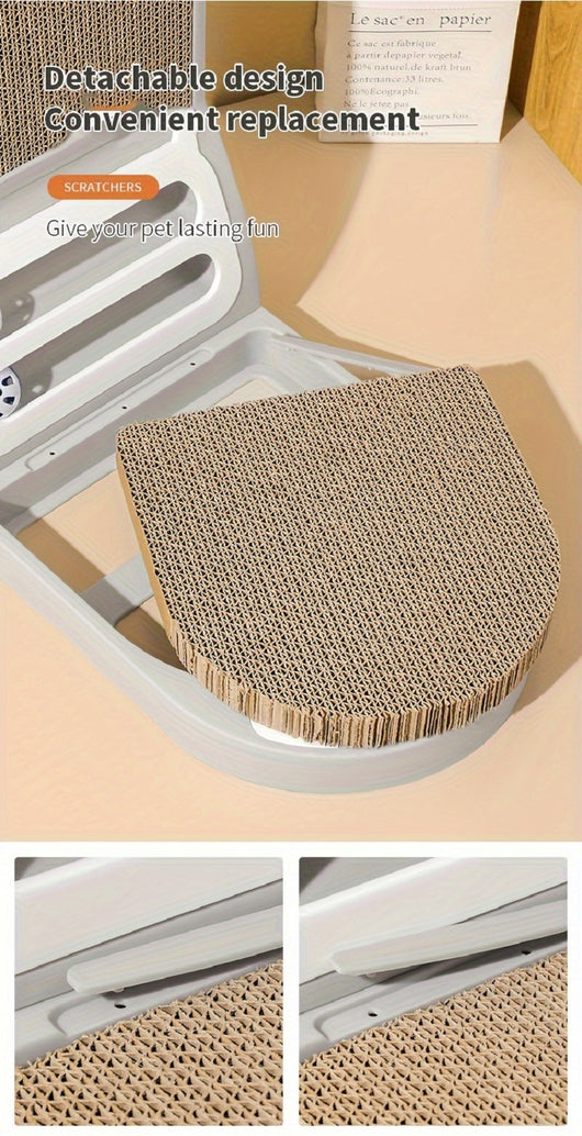 Rascador Vertical en L para Gatos - Tabla Resistente y Duradera - Image 11