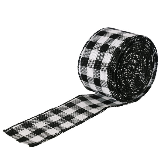 Cinta Decorativa Navideña Rojo, Blanco y Negro con Patrón Geométrico - Image 12