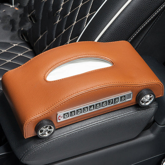 Dispensador de Pañuelos para Auto con Señal de Parada Creativa - Image 9