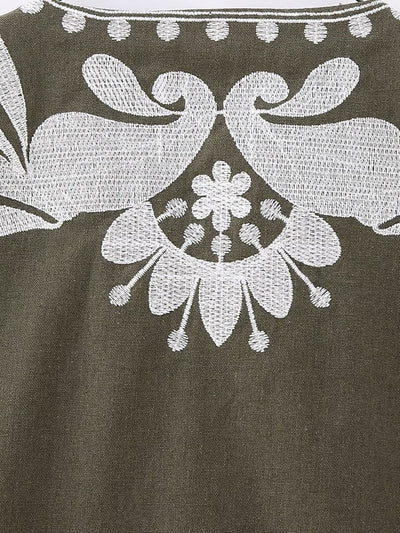 Chaleco Bordado sin Mangas para Mujer - Estilo Europeo y Americano - Image 22