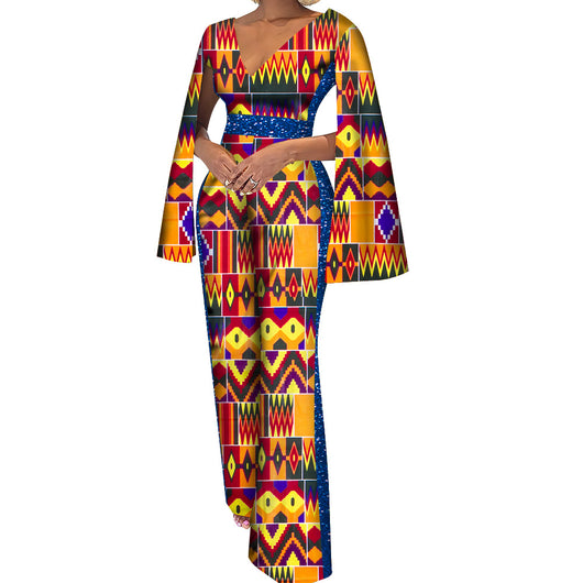 Jumpsuit de Algodón con Estampado Étnico Batik para Mujer - Image 10