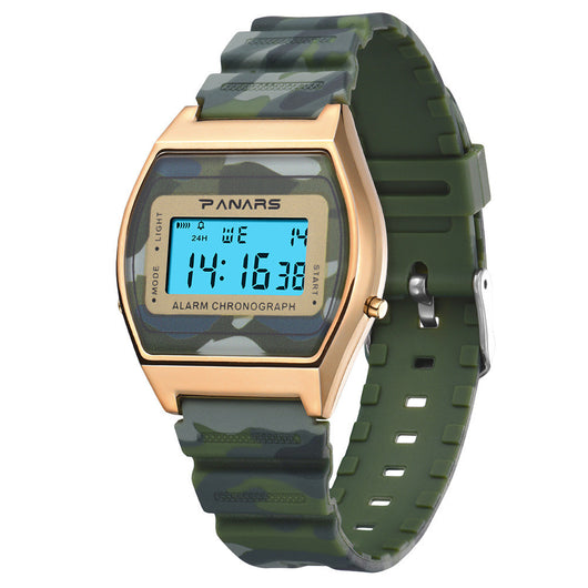 Reloj Cuadrado Slim Estudiante Camuflaje - Image 4