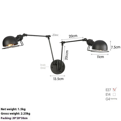 Lámpara LED de Pared Articulada para Estudio y Dormitorio - Image 44