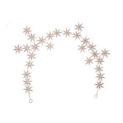 Diadema Nupcial Lujo con Cristales Brillantes Siete Estrellas - Image 5
