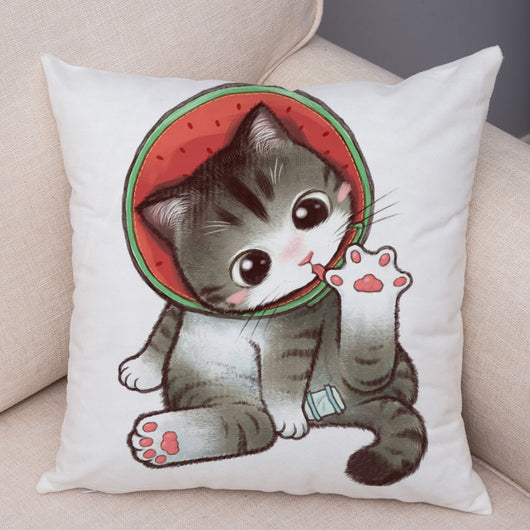 Funda de Almohada de Lino con Estampado Moderno para Sofá y Coche - Image 12