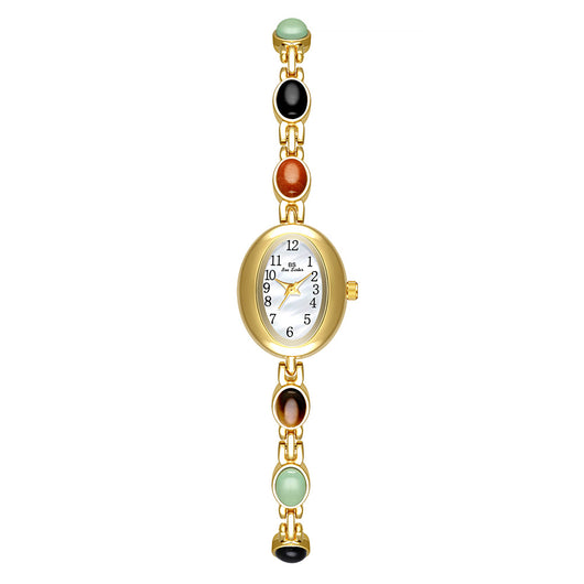 Pulsera de Jade Natural Multicolor Fu Lu Shou - Abundancia y Protección - Image 9