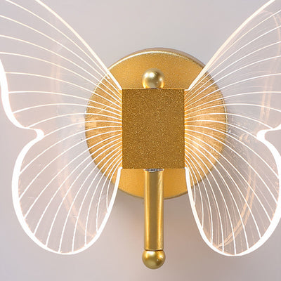 Lámpara de Pared Mariposa Lujo Minimalista para Dormitorio - Image 10